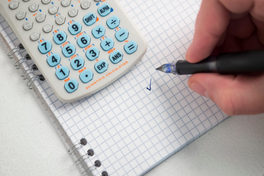 Grade conversion chart showing 75 percent equals a C grade on the 4.0 GPA scale