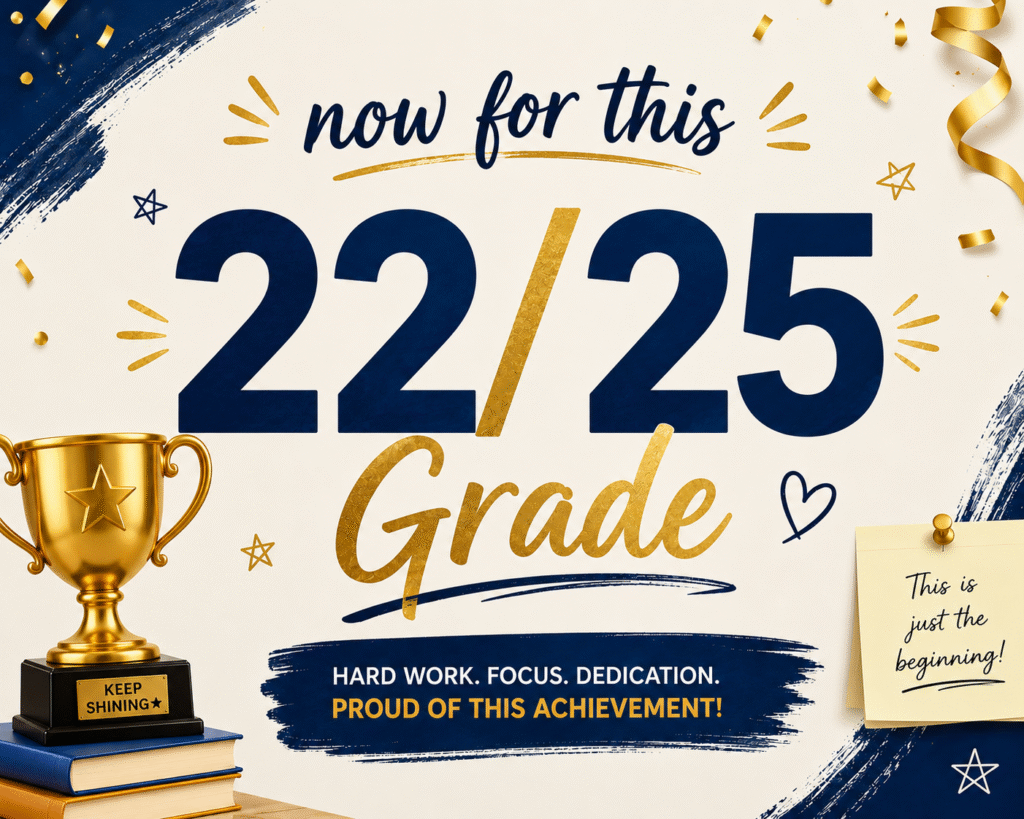 22/25 grade