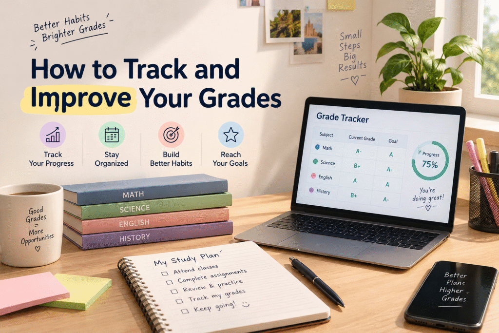 Good grades guide showing GPA, percentage, and academic benchmarks