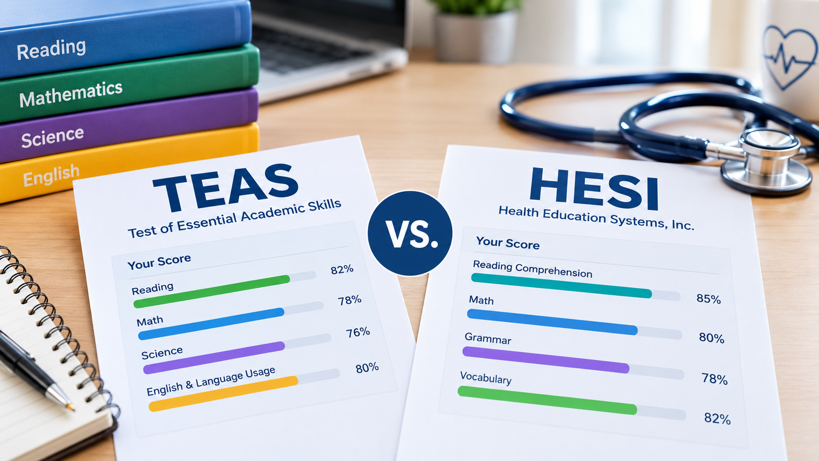 TEAS vs. HESI Exam Scores